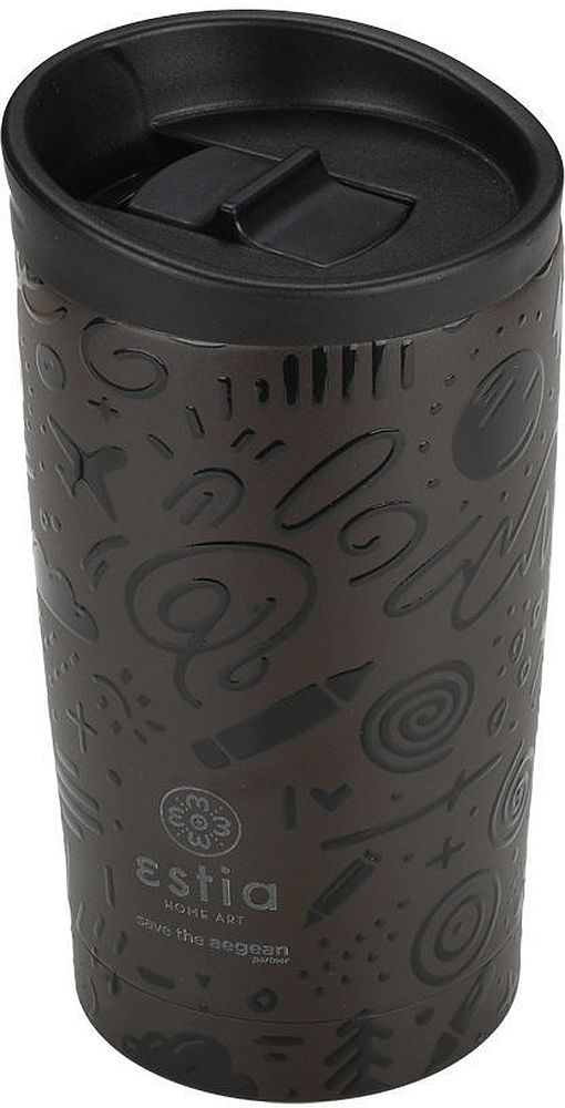 Termos Estia Save the Aegean - Noir Echo, 350 ml