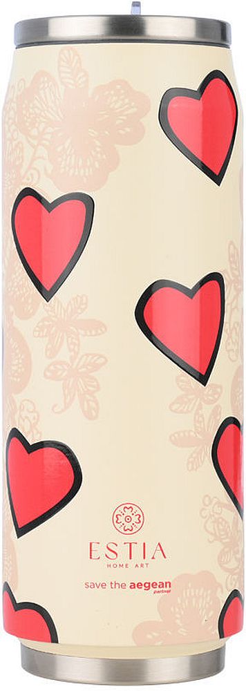 Cană termică Estia Save The Aegean - Tender Lace, 500 ml