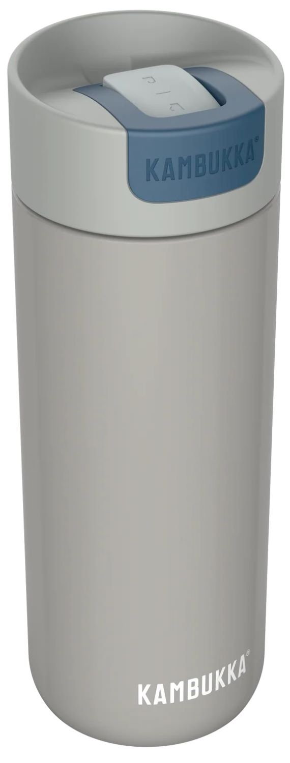 Cană termică Kambukka Olympus - Snapclean, 500 ml, Serious Grey