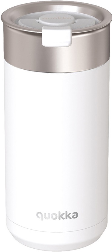 Cană termică Quokka Boost - White, 400 ml