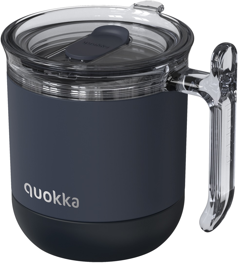 Cană termică Quokka Wave - Black, 260 ml