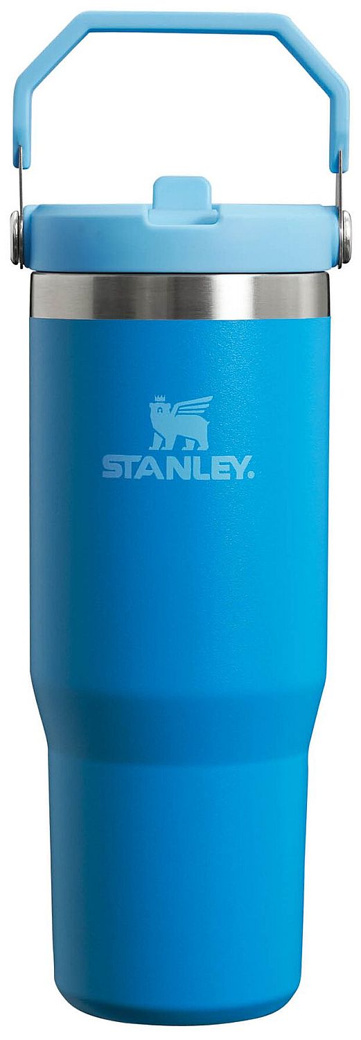 Cană termică Stanley The IceFlow - Flip Straw, Azure, 890 ml