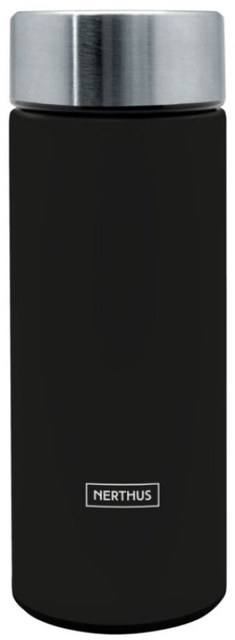 Termos Nerthus - Cu infuzor, negru, 300 ml