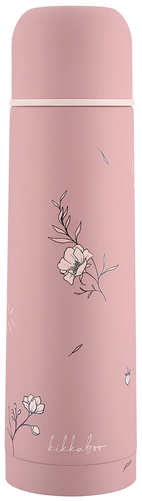 Termos din oțel inoxidabil KikkaBoo - Flora, 500 ml, Blush