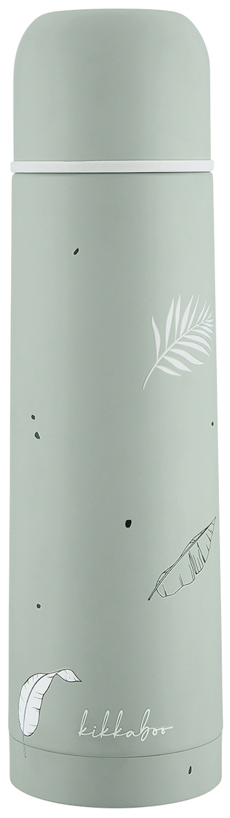 Termos din oțel inoxidabil KikkaBoo - Flora, 500 ml, Sage