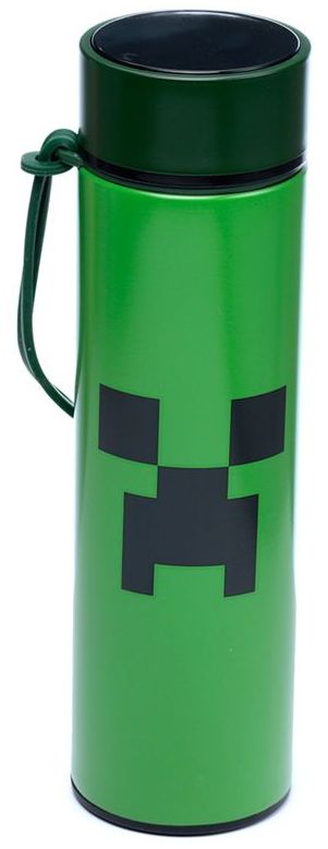 Termos cu termometru digital Puckator - Minecraft Creeper, 450 ml