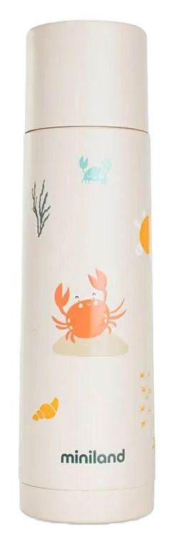 Termos cu înveliș moale Miniland - Ocean, 500 ml, crab