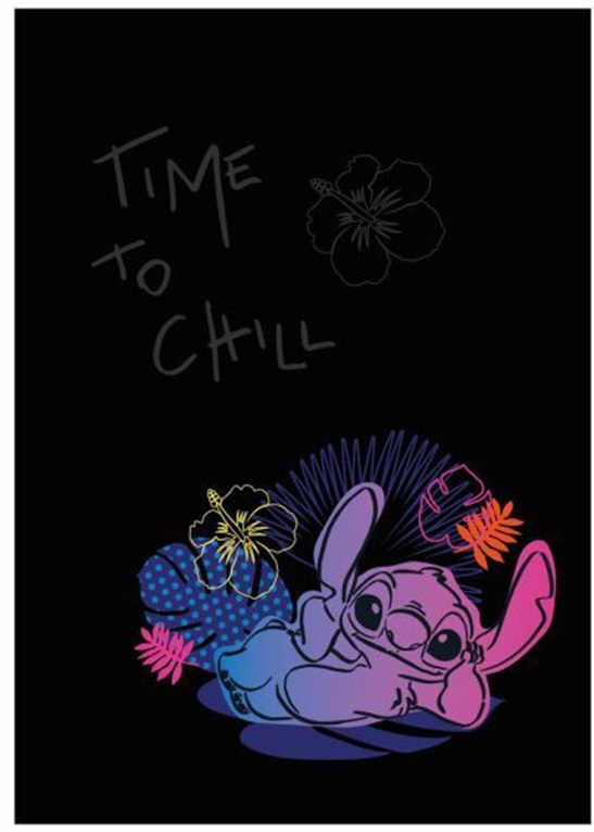 Caiet Cool Pack Disney - Stitch Black, A4, 60 foi, rânduri largi