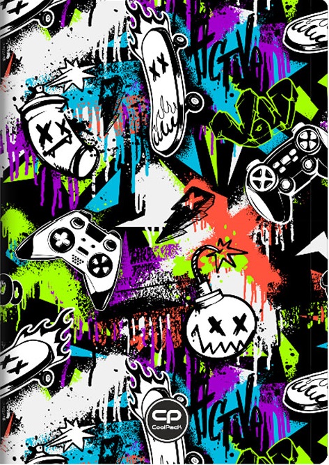Cool Pack Caiete Peek a Boo - A5, linii largi, 60 de coli