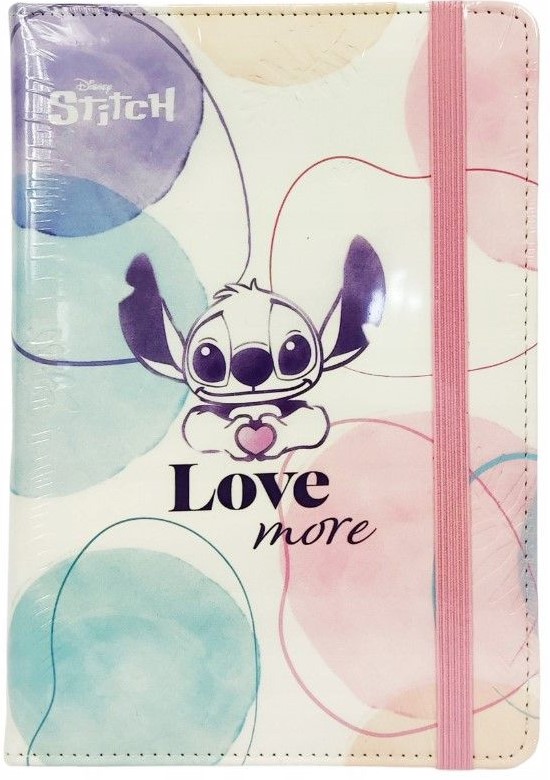 Caiet  cu o bandă elastică Cool Pack Disney - Stitch 1, A5, 80 de foi