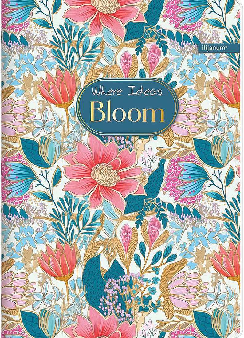 Caiet Ilijanum Bloom - A5, 60 foi, sortiment