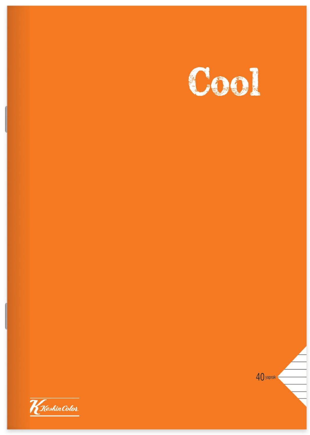 Caiet Keskin Color Cool - A4, 100 de coli, rânduri largi, sortiment