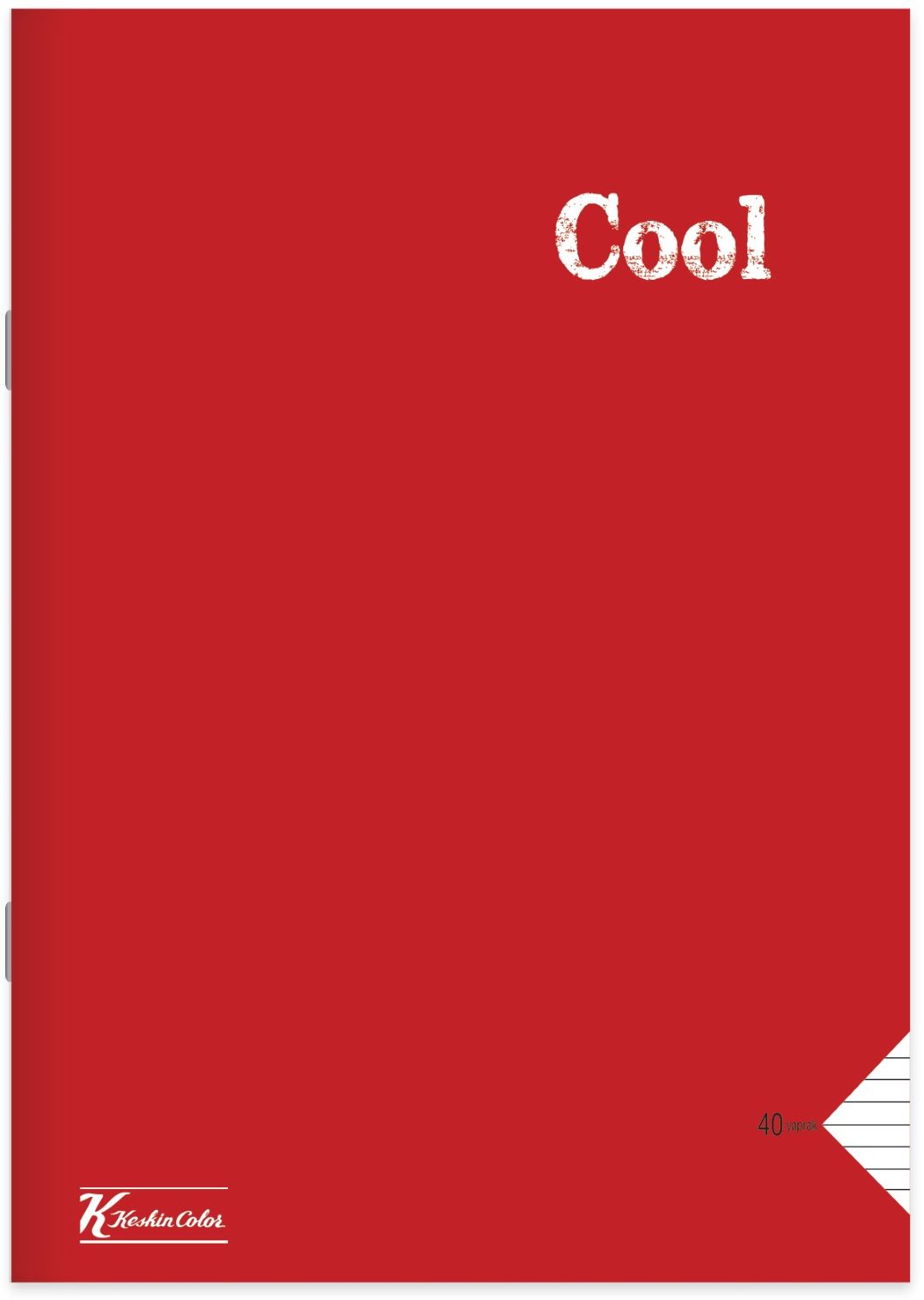Caiet Keskin Color cool - A4, 60 de coli, rânduri largi, sortiment