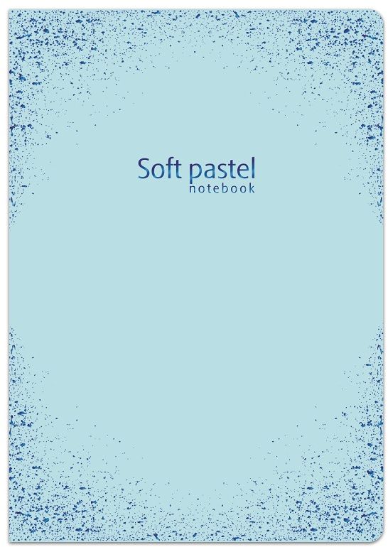 Carnet Lastva Soft Pastel - A4, 52 de foi, randuri late, cu 2 campuri, sortiment