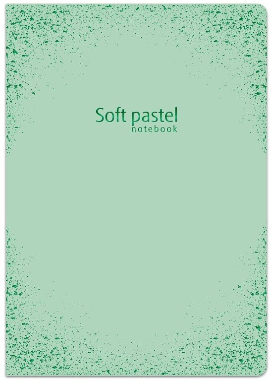 Caiet Lastva Soft Pastel - A5, 52 foi, randuri late, cu 2 campuri, sortiment