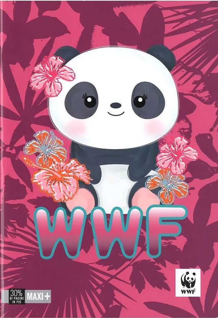 Caiet Panini WWF Illustrato 2 - A4, 40 coli , rânduri largi , sortiment