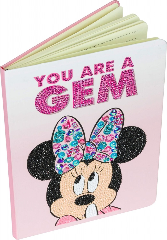 Caiet cu tapiserie cu diamante Craft Buddy - Minnie Mouse