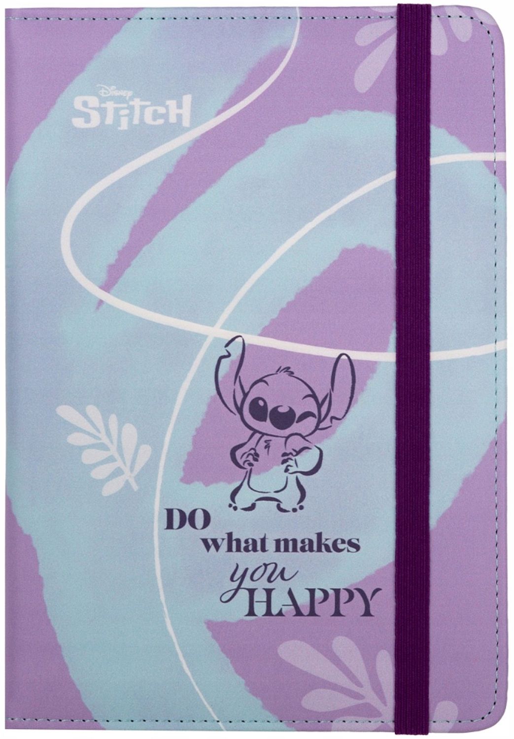 Caiet  cu o bandă elastică Cool Pack Disney - Stitch 3, A5, 80 de foi
