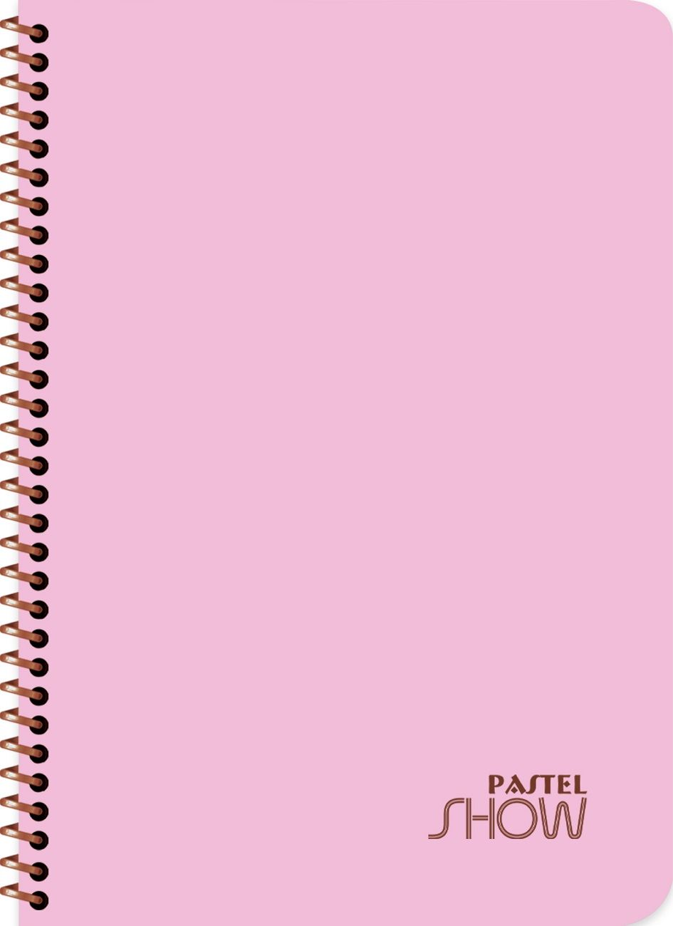 Caiet cu spirală Keskin Color Pastel Show - A4, 60 foi, sortiment