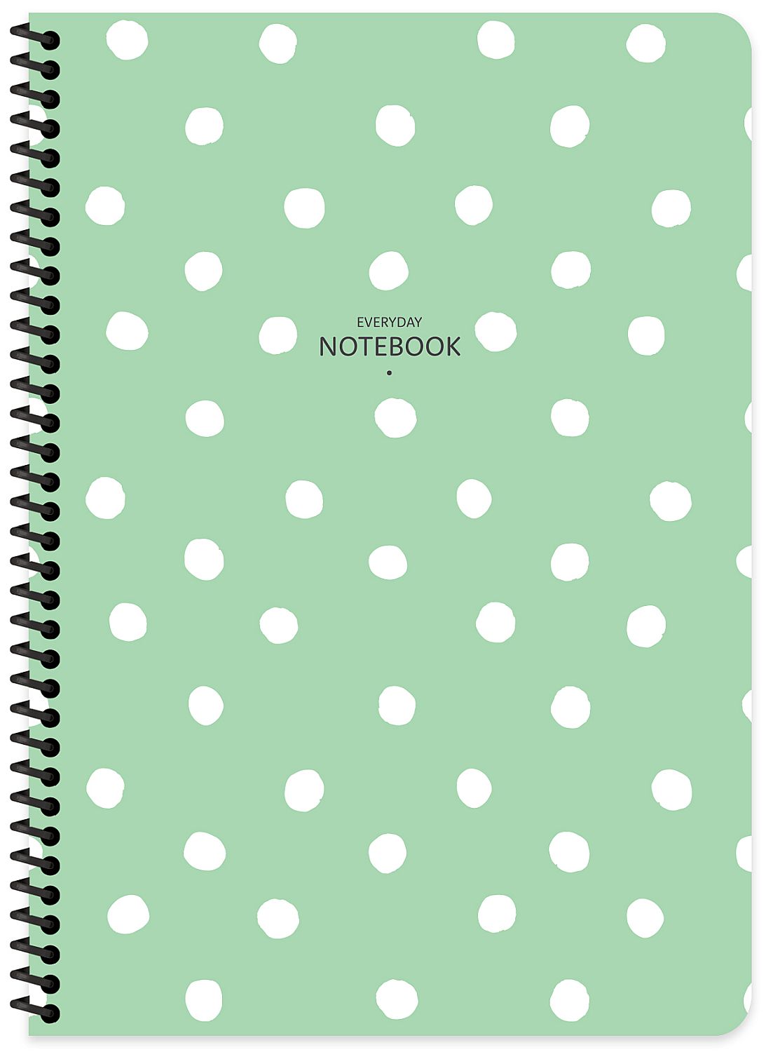 Caiet cu spirală Keskin Color Polka Dot -A4, 80 coli, pătrate mici, sortiment