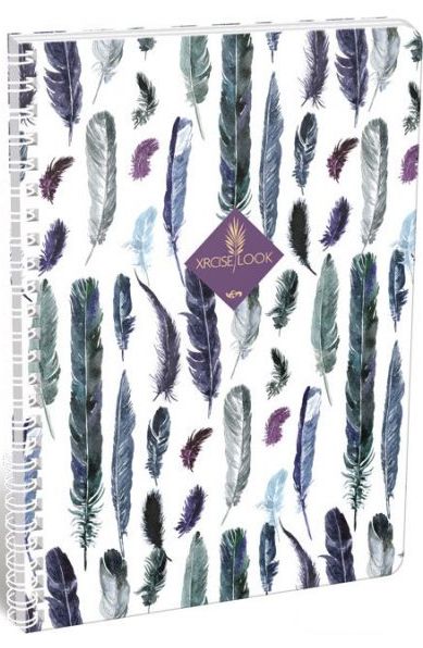 Caiet cu spirala Lizzy Card - XRCise Look, A4, 80 de foi, randuri largi
