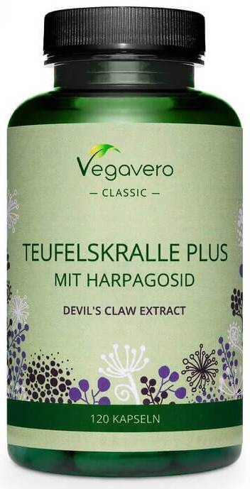 Teufelskralle Plus Mit Harpagosid, 120 capsule, Vegavero