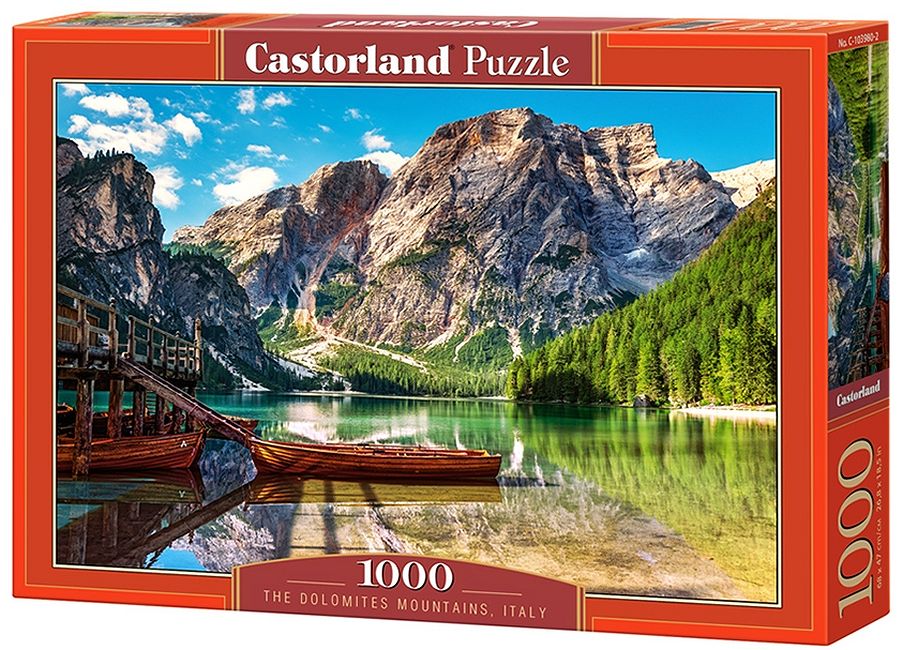 Puzzle Castorland din 1000 de piese - Dolomiti, Italia