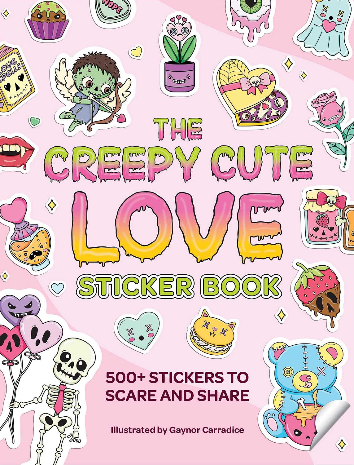 Creepy Cute Love Sticker Book - - imagine 2