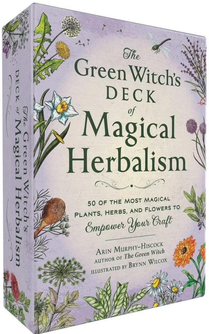 The Green Witch's Deck of Magical Herbalism (50 Cards and Guidebook)