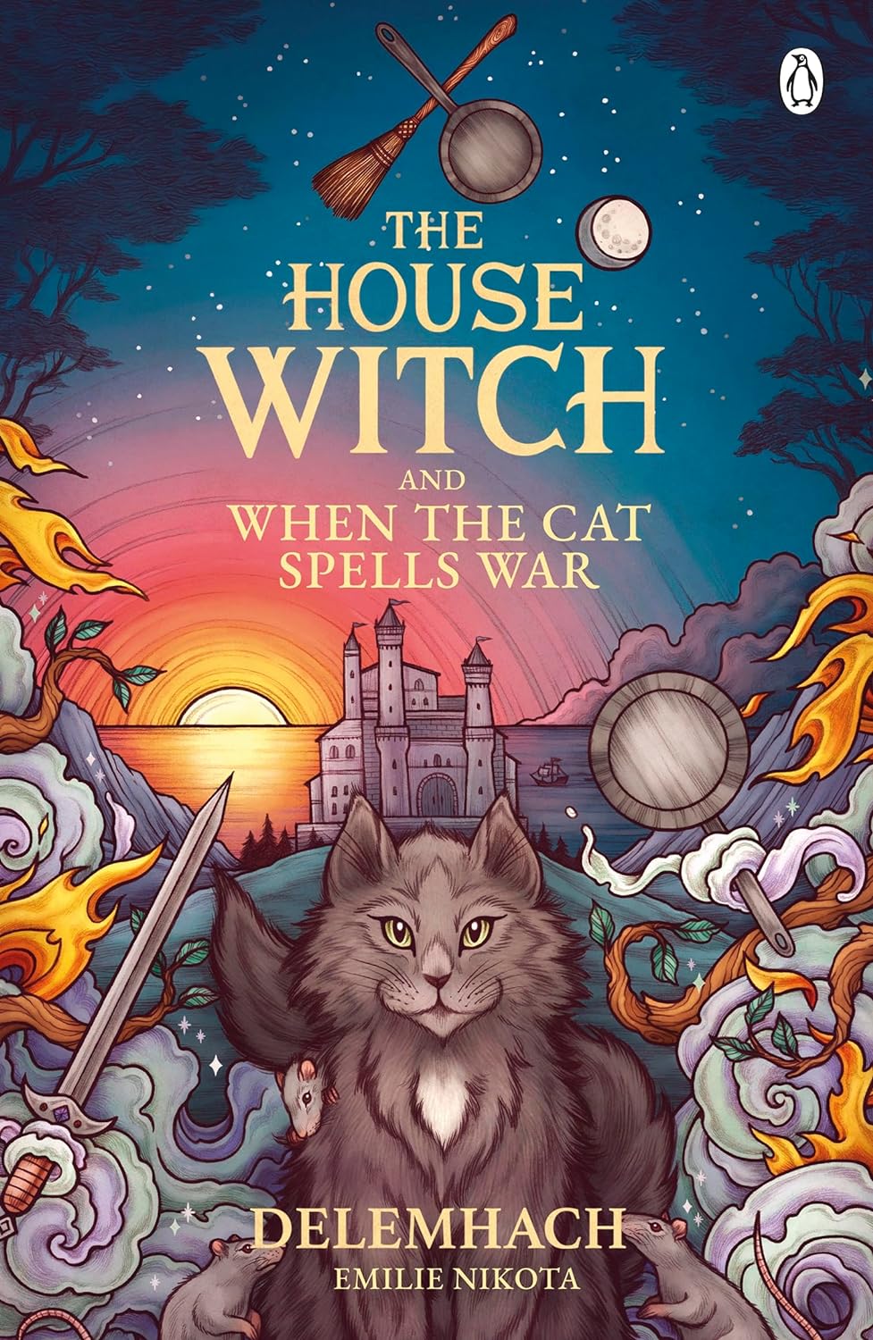 The House Witch and When the Cat Spells War - Emilie Nikota Delemhach - imagine 2