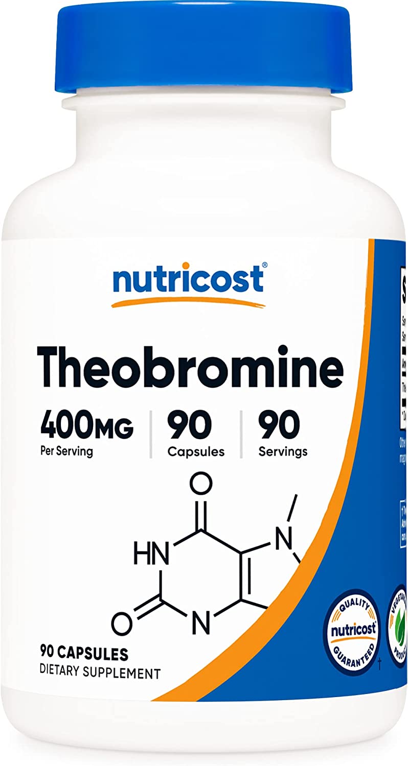Theobromine, 400 mg, 90 capsule, Nutricost