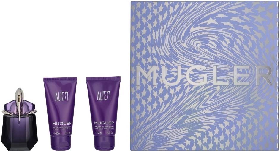 Thierry Mugler Set Alien - Apă de parfum, Loțiune și Lapte de duș, 30 + 2 х 50 ml