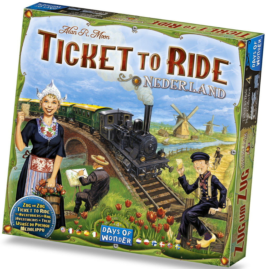 Extensie pentru jocul de societate Ticket to Ride - Nederland