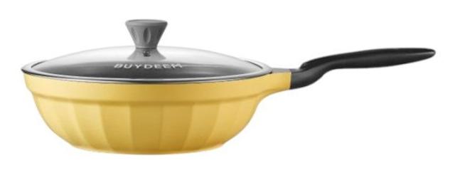 Tigaie BUYDEEM - CP102, 30 cm, galben