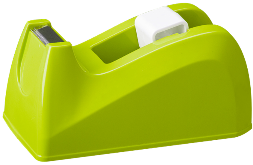 Suport pentru adeziv Deli Rio - E814A, pentru adeziv 19 mm/33 m, verde