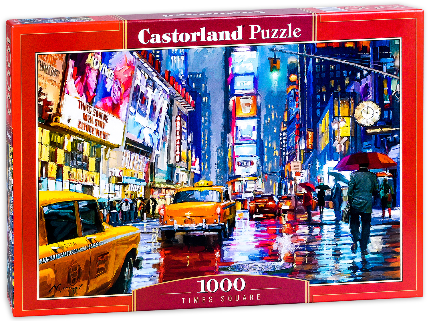 Puzzle Castorland din 1000 de piese - Times Square, New York