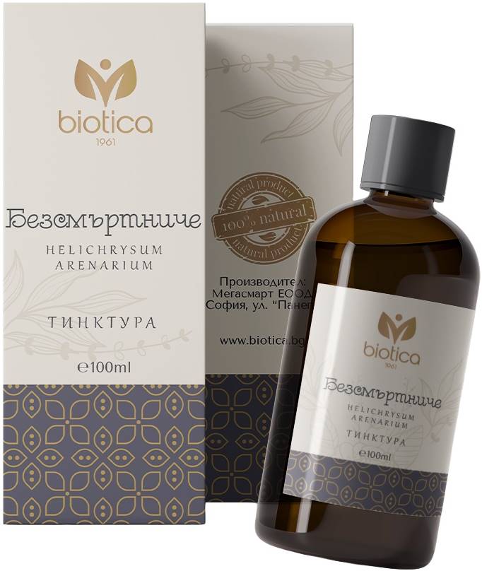 Tinctură de imortele, 100 ml, Biotica 1961