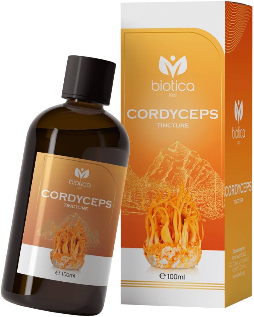 Tinctură de ciuperci Cordyceps, 100 ml, Biotica 1961