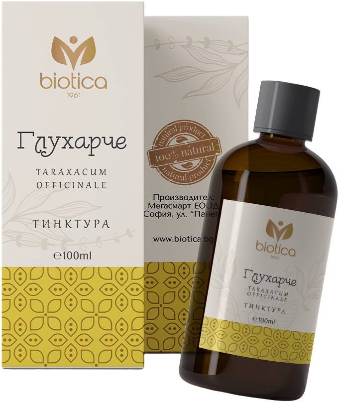 Tinctură de păpădie, 100 ml, Biotica 1961