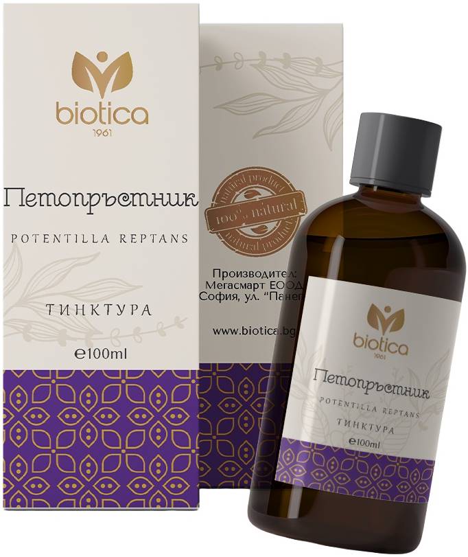Tinctură de Cinnamomum cinquefoil, 100 ml, Biotica 1961