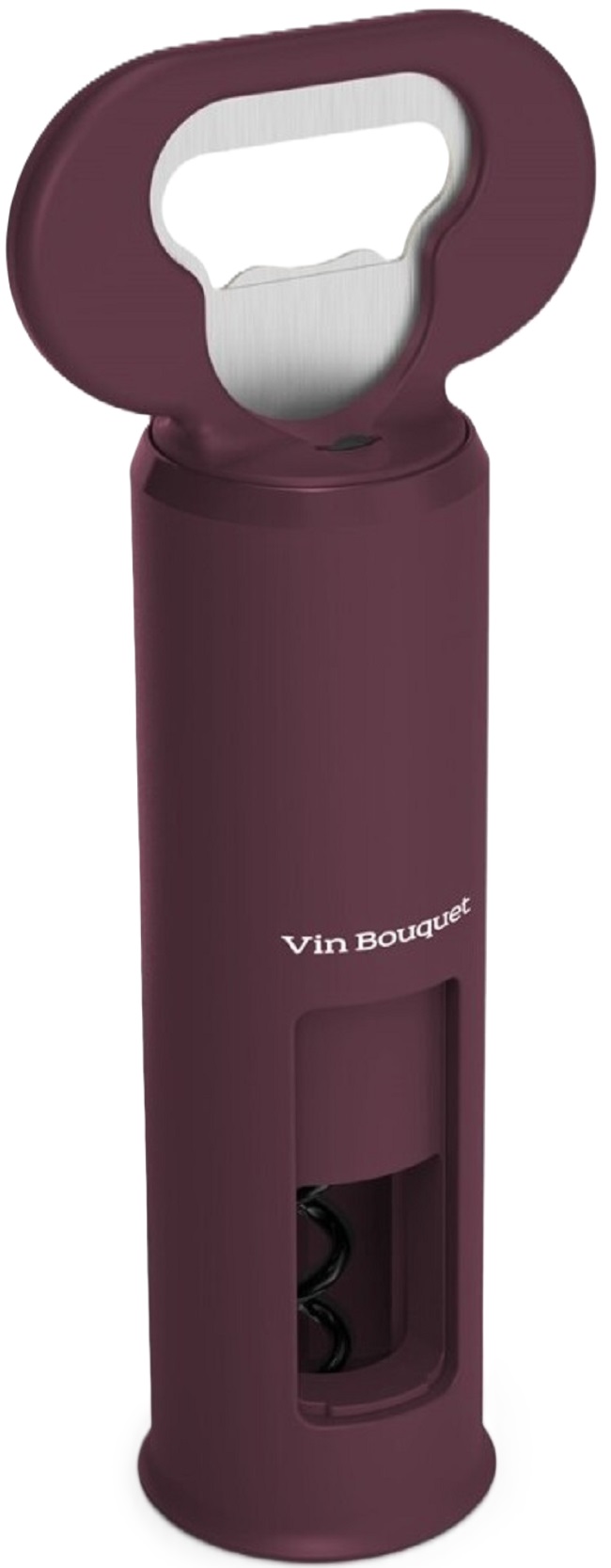 Tirbușon cu deschizător de sticle Vin Bouquet, burgundy
