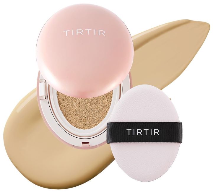 TirTir Fond de ten Mask Fit All Cover Cushion, 24W Soft Beige, 18 g