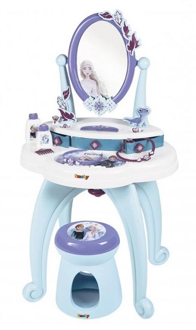 Masuța de toaleta de frumusete Smoby - Frozen, 2 în 1