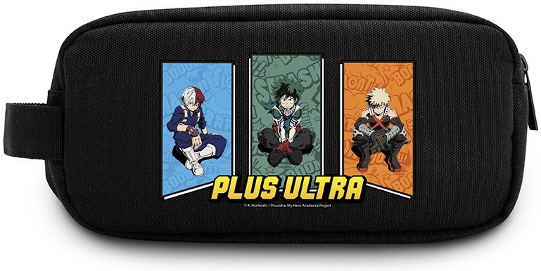 Geantă de toaletă ABYstyle Animation: My Hero Academia - Midoriya, Todoroki & Bakugo