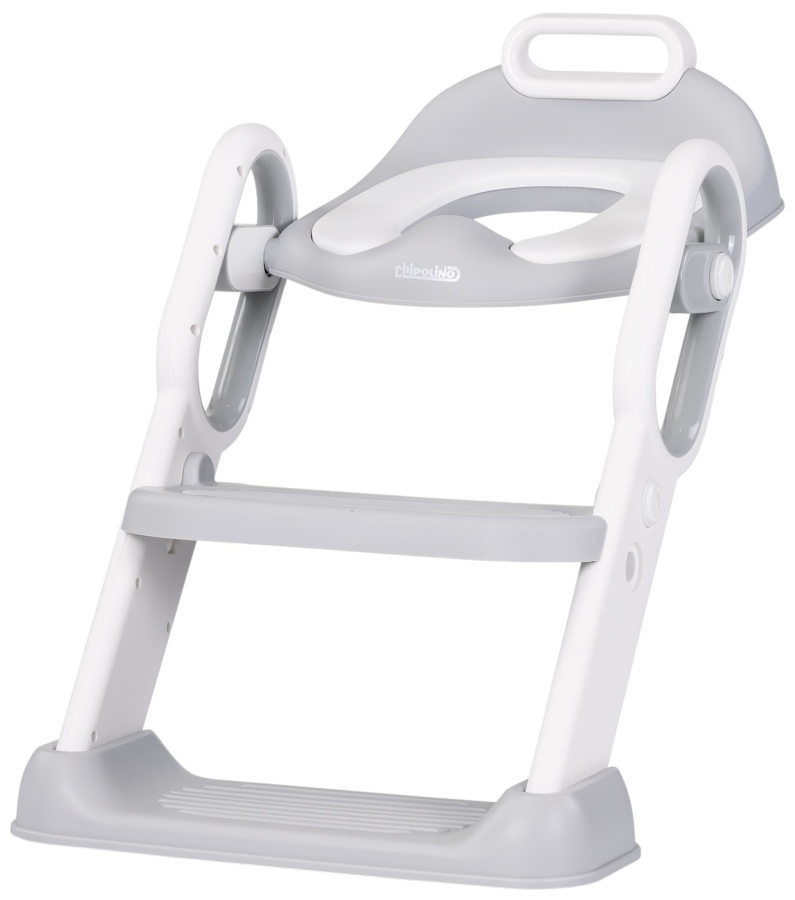 Scaun de toaletă cu scară Chipolino - Flipi, gri