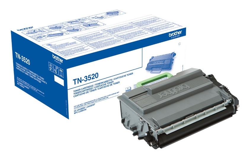 Cartuș toner  Brother - TN-3520, pentru HL-L6400DW, negru