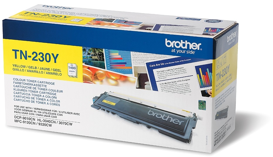 Cartuș toner  Brother - TN-230Y, pentru HL-3040/3070, Yellow