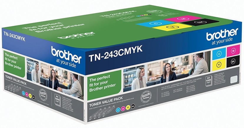 Cartuș toner Brother - TN-243CMYK, pentru DCP-L3510CDW, CMYK