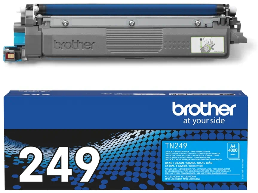 Cartuș toner  Brother - TN-249C, albastru