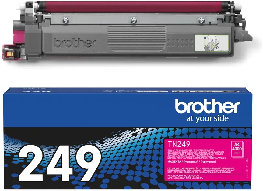 Cartuș toner  Brother - TN-249M, rosu